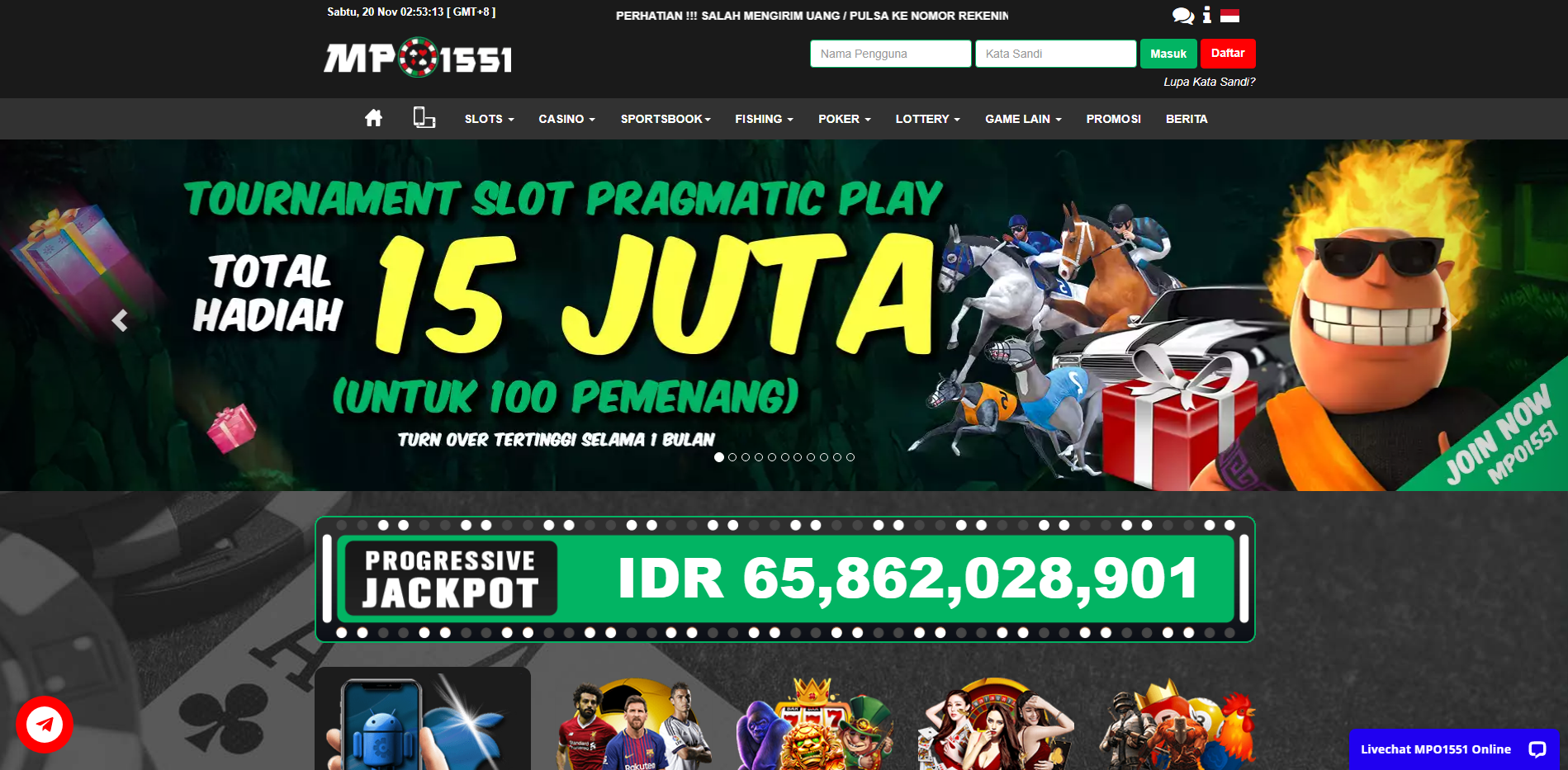 MPO1551 > Daftar Link Slot Deposit Linkaja Terpercaya Indonesia