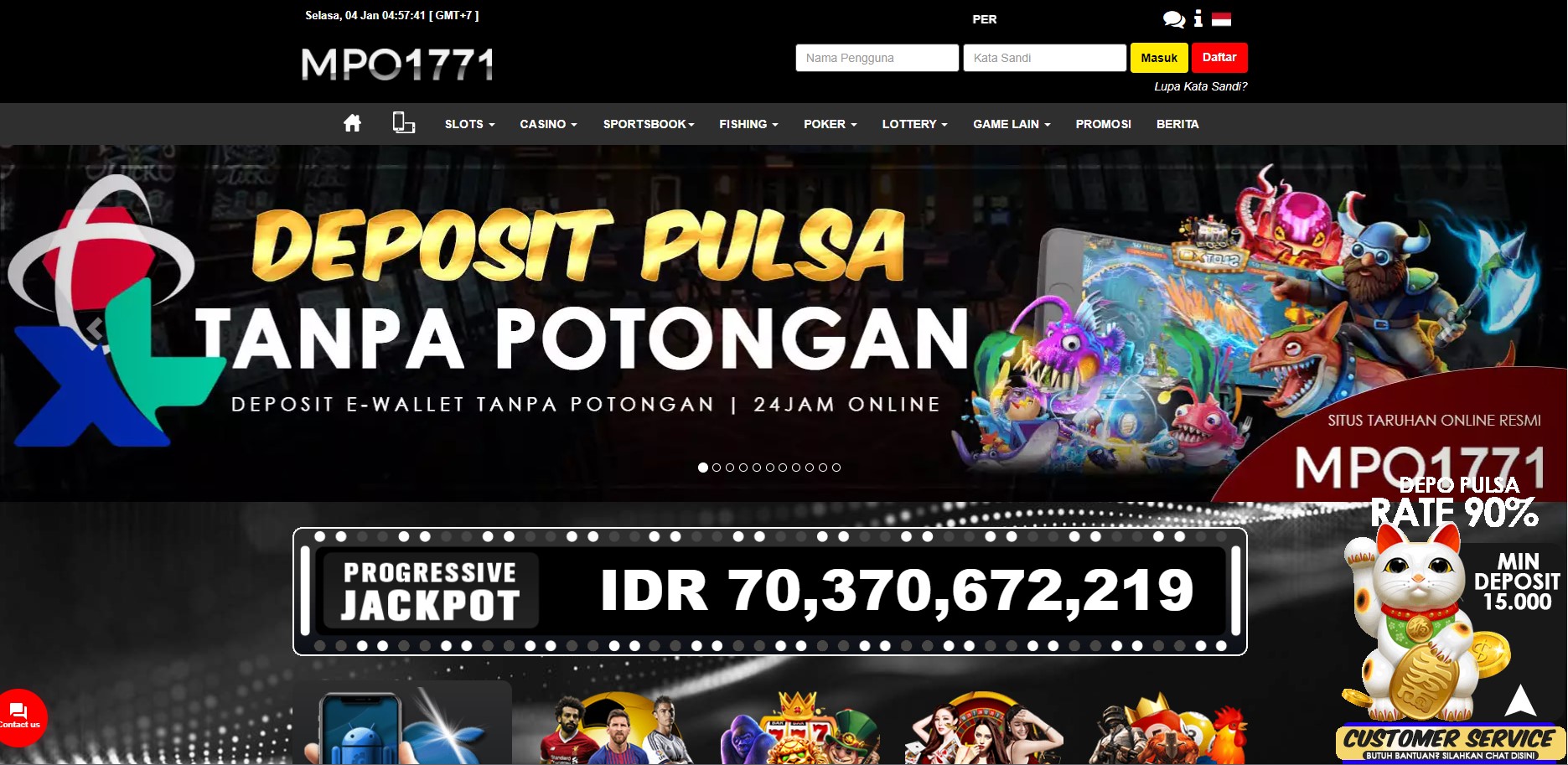 MPO1771 Situs Slot Online MPO Deposit Pulsa Gacor Terbaru